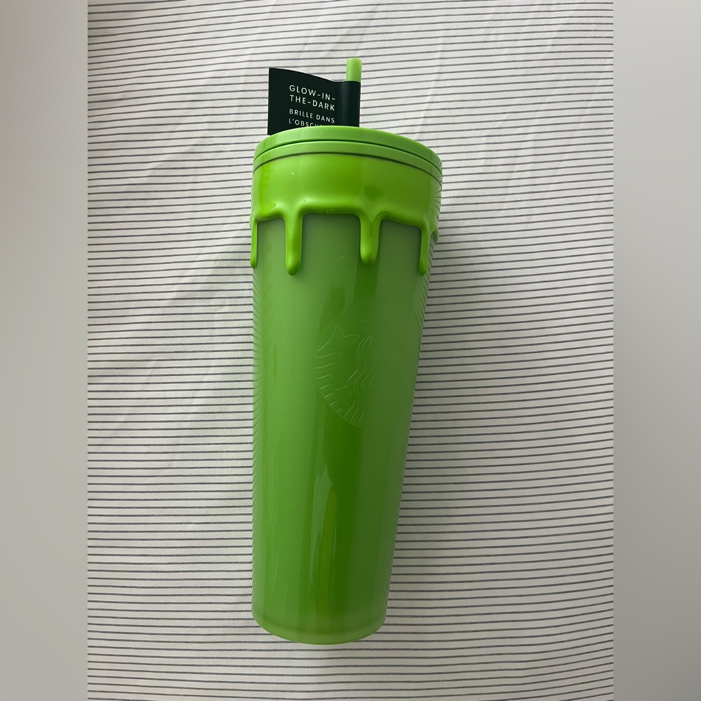 Starbucks Halloween Slime Cup New